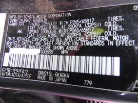 2007 TOYOTA 4RUNNER SR5 GRAY 4.0L AT 4WD Z18428